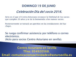 DIA DEL SOCIO 2016